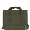 Army Green Canvas Bag that's made from quality thick canvas and with two outside pockets