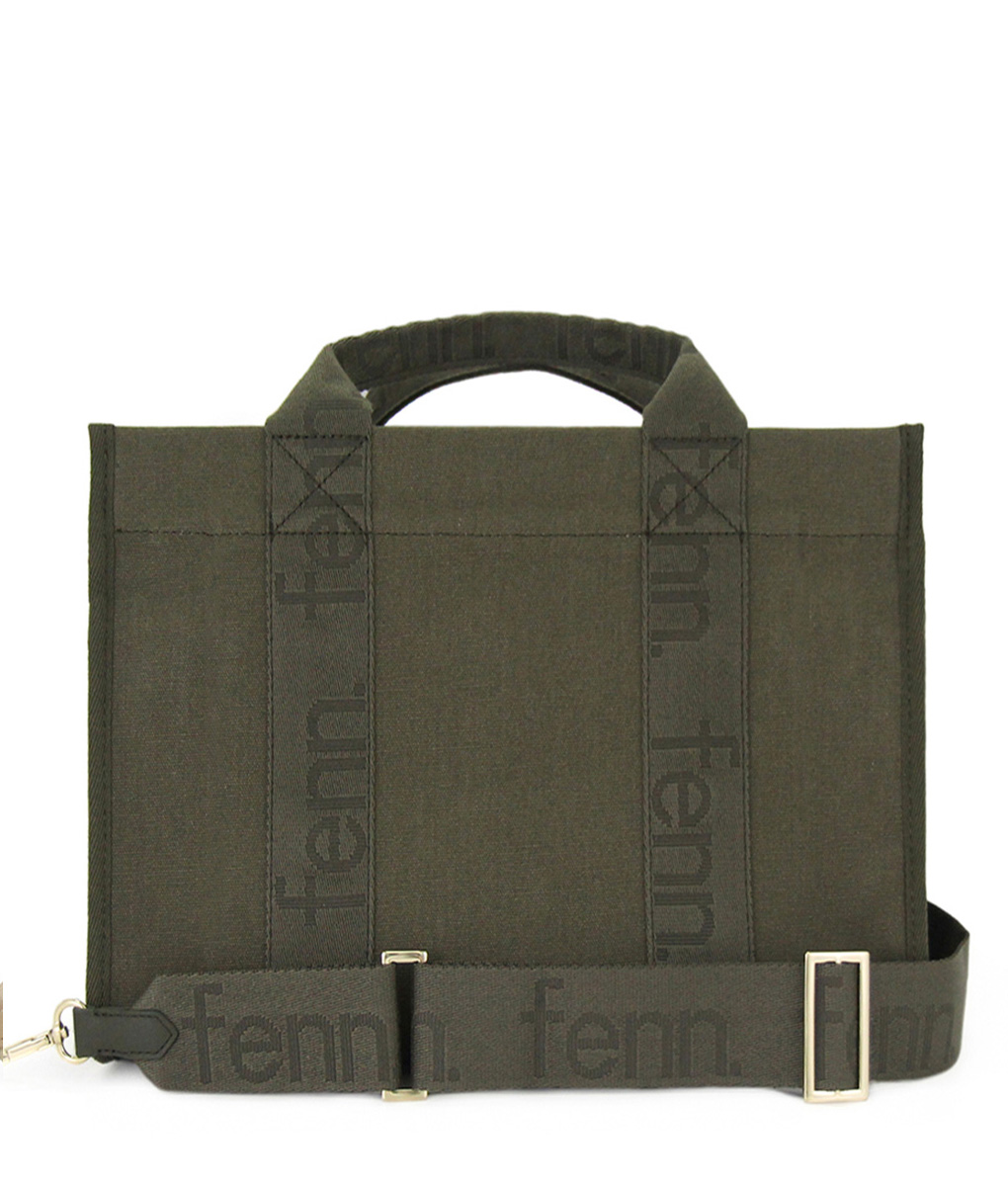 012-003-1 Army Green Canvas Bag that's made from quality thick canvas and with two outside pockets
