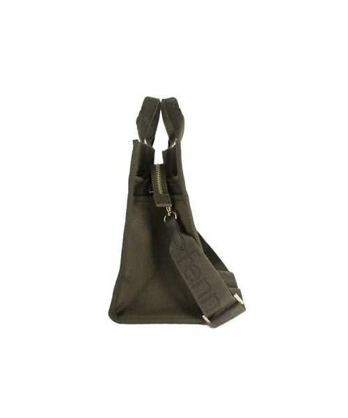 Army Green Canvas Bag made from quality thick canvas and the new tote comes with two outside pockets