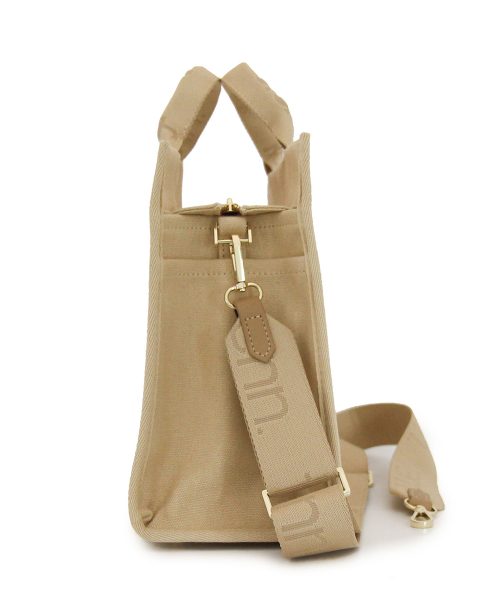 Toffee Canvas Bag that's made from quality thick canvas and with two outside pockets