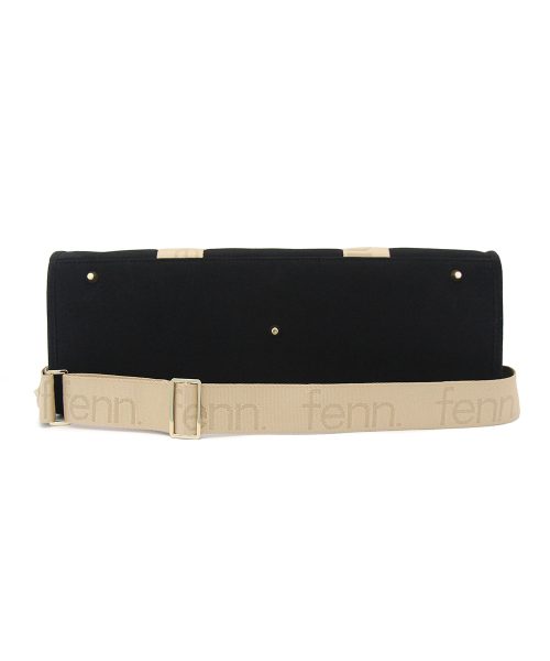 Black Canvas Bag that's made from quality thick canvas and with two outside pockets