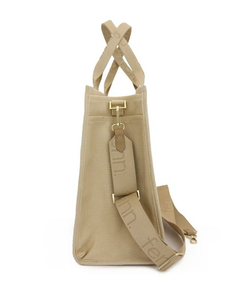 Toffee Canvas Bag are made from quality thick canvas and the new tote comes with two outside pockets