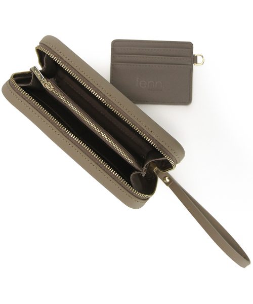 Stone Wallet made from vinyl with a canvas interior, and has space for 8 cards