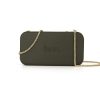 Army Green Wallet made from vinyl with a canvas interior, and has space for 8 cards