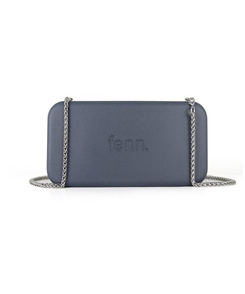 Denim Wallet made from vinyl with a canvas interior, and has space for 8 cards