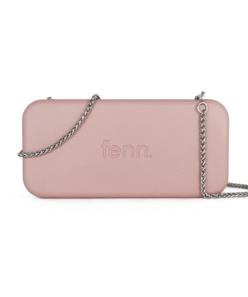 Pink Wallet made from vinyl with a canvas interior, and has space for 8 cards