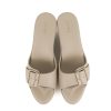 Elegant Sand Wedge sandals with a single strap, adjustable buckle and breathable insoles
