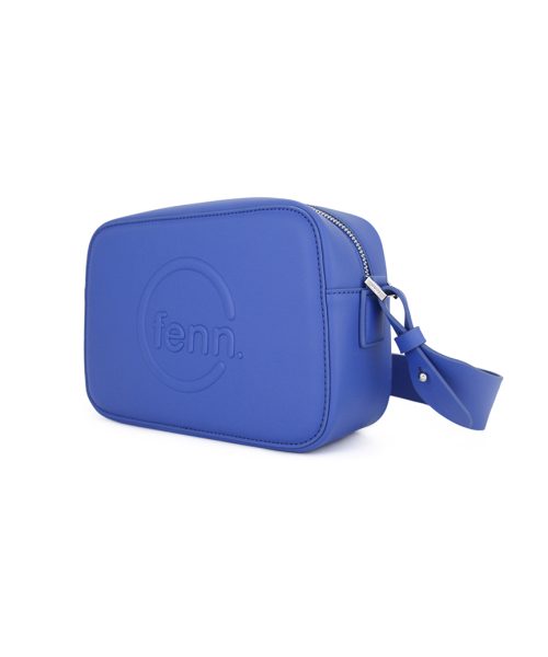 Klein Blue Sling Bag with an outside zip and inside pouch, it's water resistant and has an adjustable strap