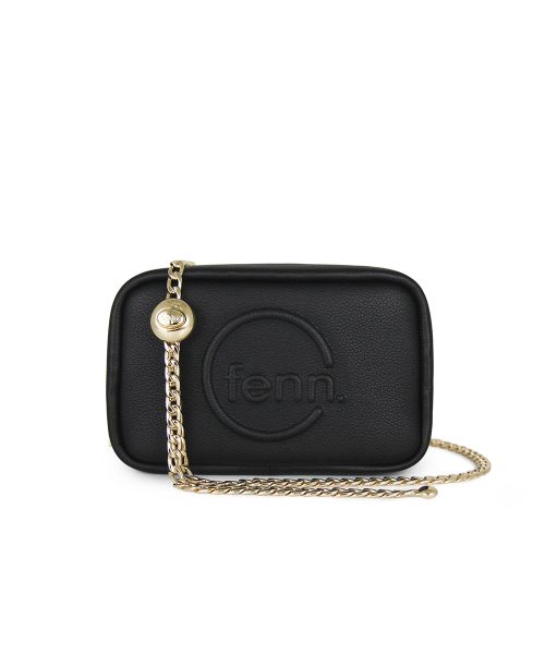 Pouch Chain – Black – Gold Zip