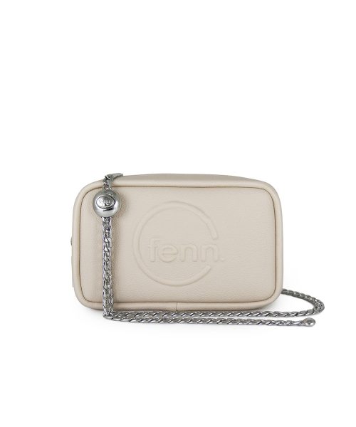 Pouch Chain – Oatmeal – Silver Zip