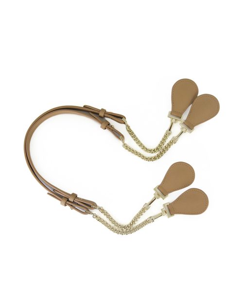 Tan Chained Strap made with quality materials and are interchangeable for fenn bags