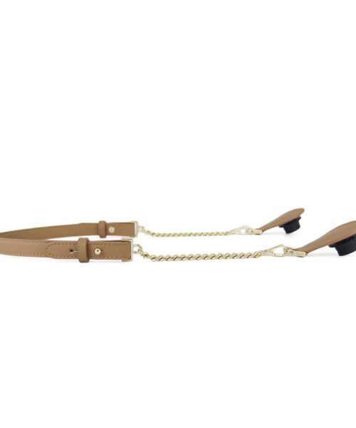 Tan Chained Strap made with quality materials and are interchangeable for fenn bags