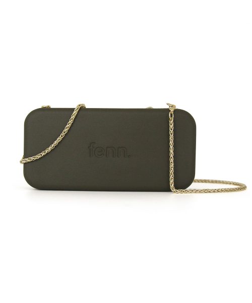 Army Green Wallet made from vinyl with a canvas interior, and has space for 8 cards