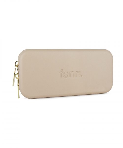 Sand Wallet made from vinyl with a canvas interior, and has space for 8 cards