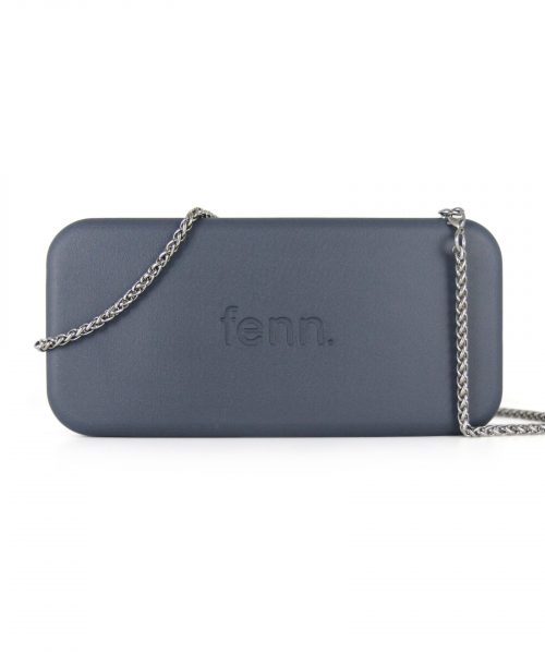 Denim Wallet made from vinyl with a canvas interior, and has space for 8 cards